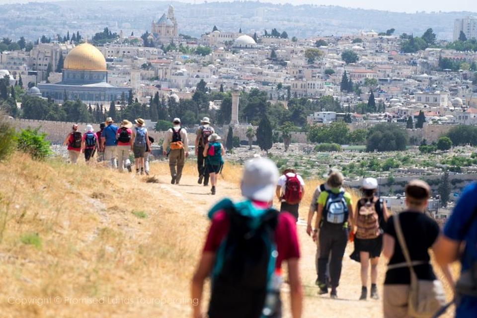 Wandelen naar Jeruzalem